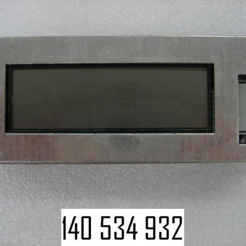 140534932 - LCD DISPLAY 112 F.EL112 1 ZEI LIG, 6 POSITIONS, PRETESTED